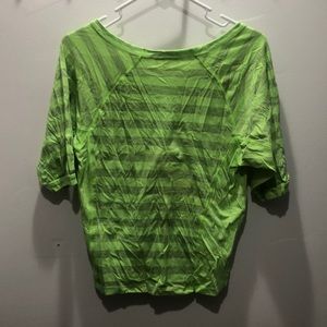 Green Striped Top